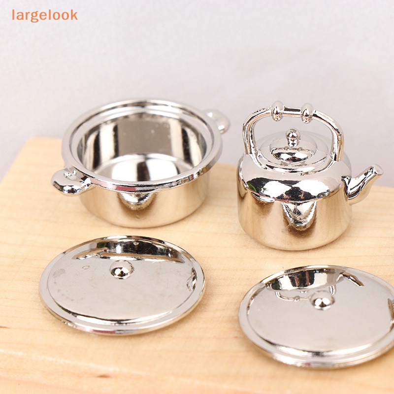 Mô Hình Nồi Chảo Mini Tỉ Lệ 1 / 12 Dùng Trang Trí Nhà Búp Bê