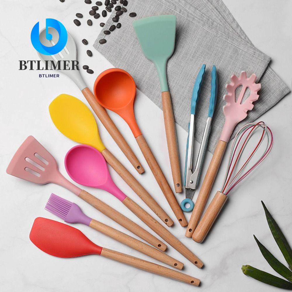 Bộ 11 Dụng Cụ Nấu Ăn Bằng Silicone Tiện Dụng Cho Nhà Bếp