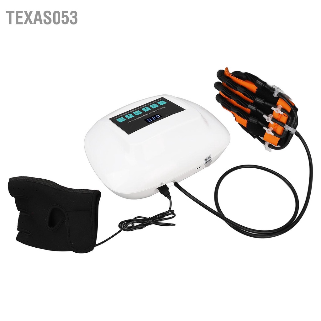 Texas053 Nẹp phục hồi chức năng ngón tay Van khí Gương trái Găng Tay phải Huấn luyện hồng ngoại Phích cắm US 110‑240V