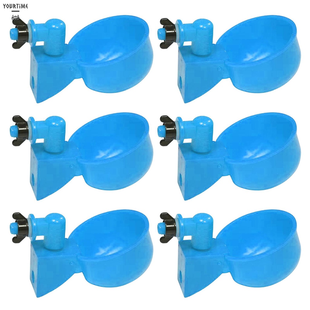 Set 6 Bát Uống Nước Tự Động Cho Gà Vịt