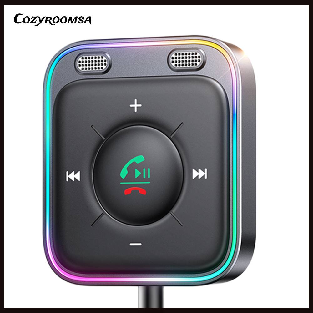 Bộ Chuyển Đổi Âm Thanh Bluetooth 5.3 AUX Kép Cho Xe Hơi