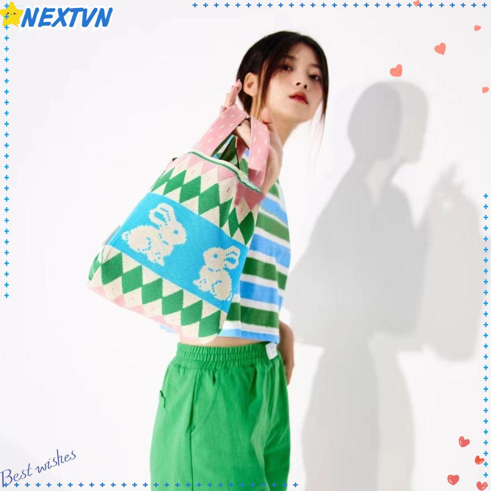 Túi Xách Mini Đan Len Đeo Vai Thời Trang Cho Nữ