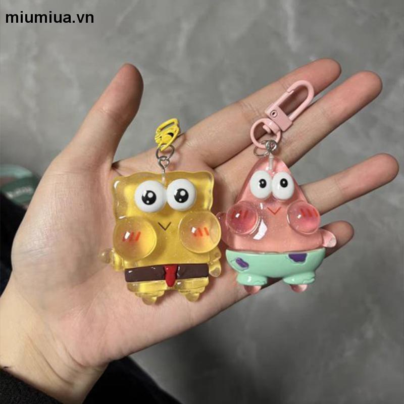 Miumiua🔮Móc Khóa Hình Búp Bê Hoạt Hình Spongebob Đáng Yêu