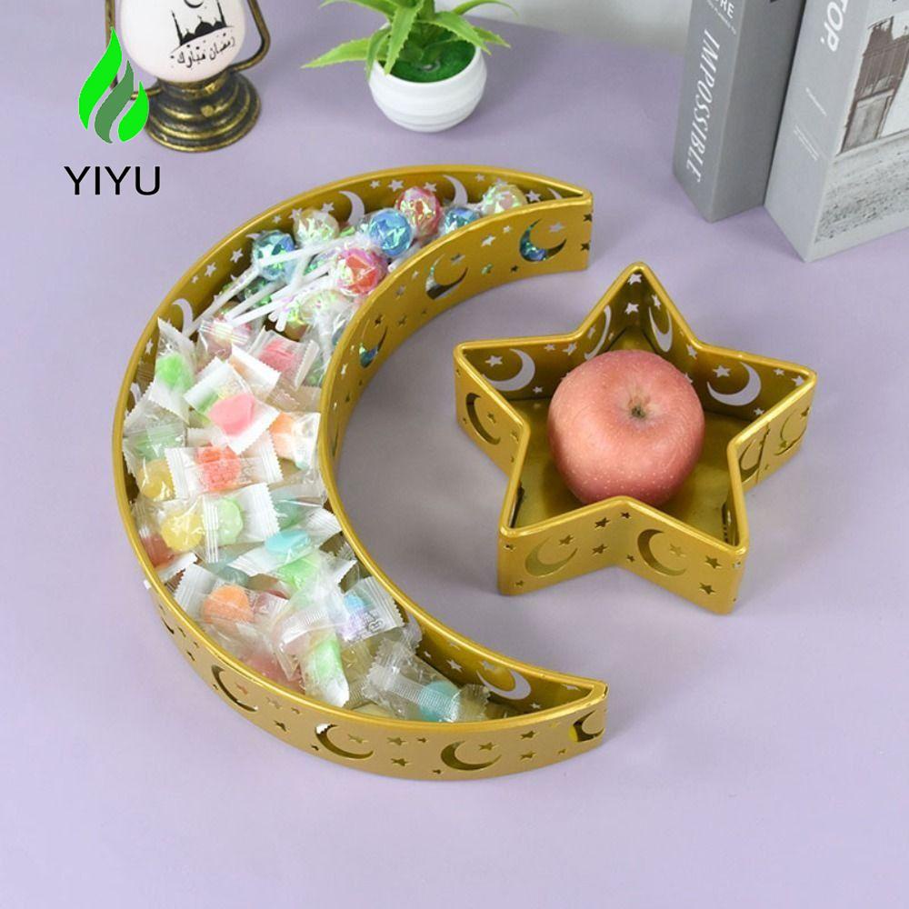 Khay Đựng Thức Ăn Tráng Miệng Màu Trắng Trang Trí Cho Bữa Tiệc Eid Mubarak