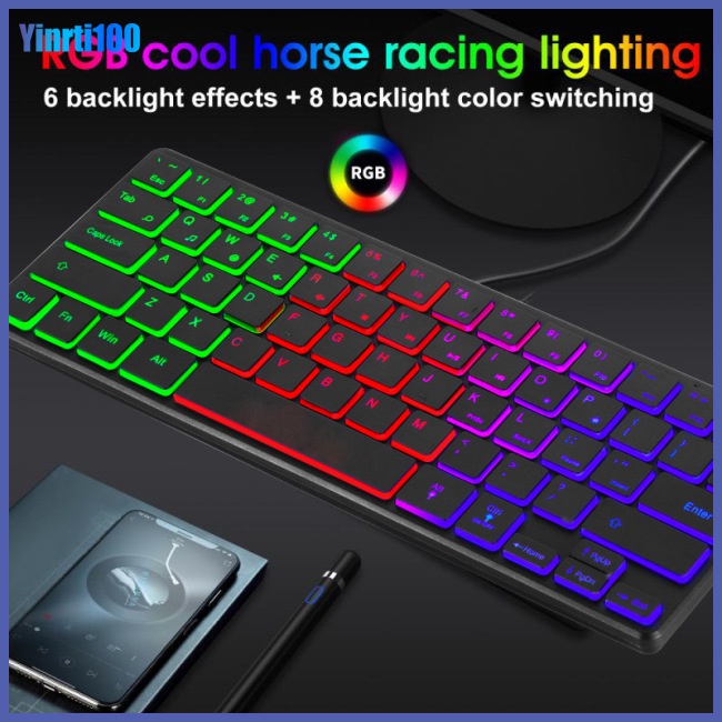 Bàn Phím Dây Mini 3 Hàng Màu Dạ Quang Dành Cho Game Thủ