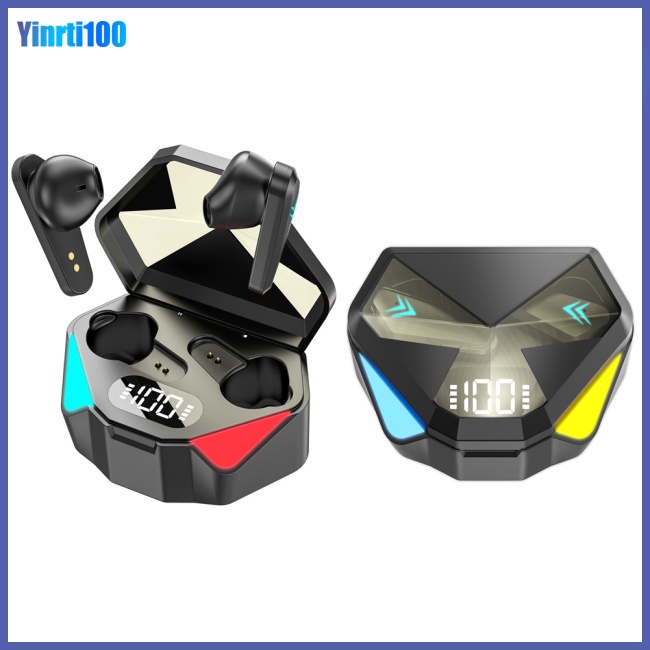 1 Cặp Tai Nghe Chụp Tai X15S TWS Bluetooth 5.0 Không Dây Hiệu Quả Thấp Màn Hình Cảm Ứng Kỹ Thuật Số