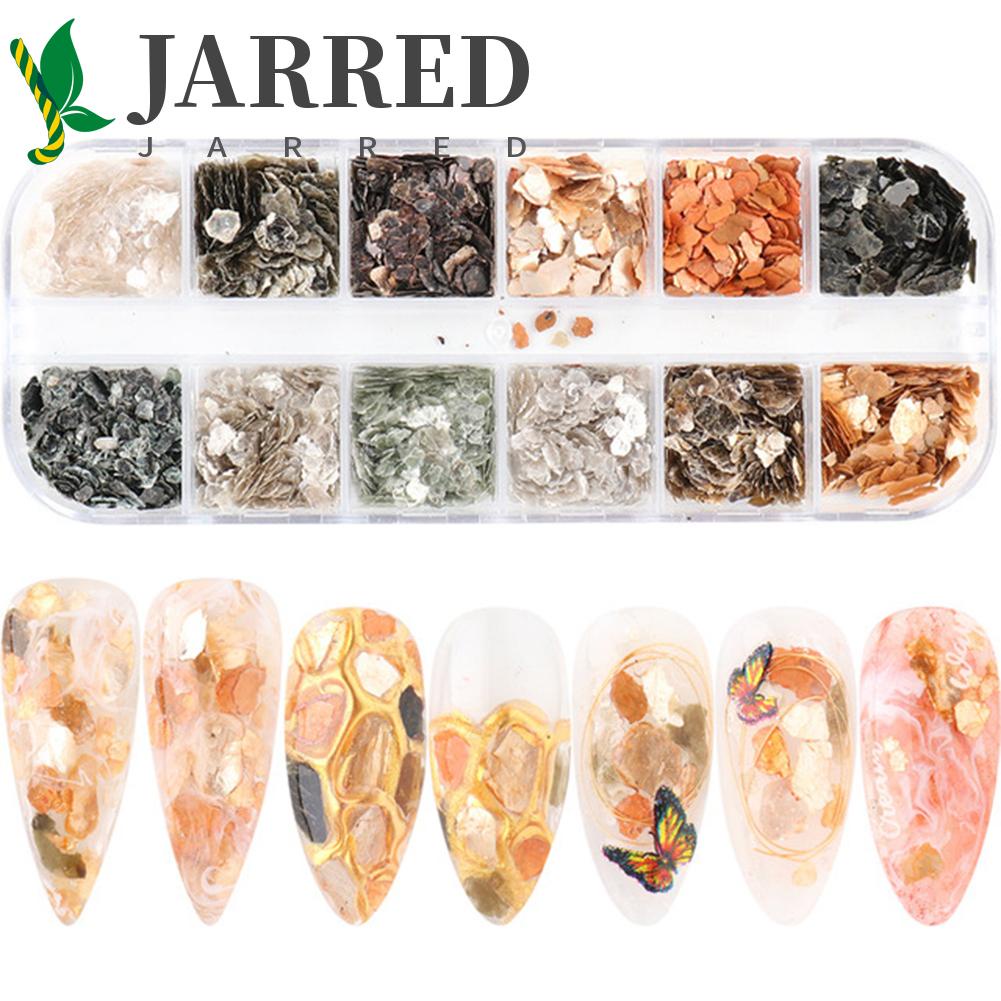 Hộp Phụ Kiện Trang Trí Móng Tay 3D Hình Vỏ Sò|Miếng Dán Trang Trí Móng Tay Xinh Xắn