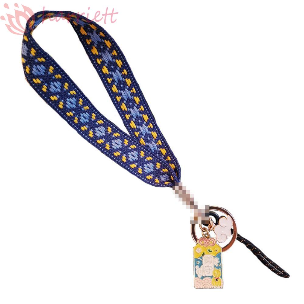 Dây Đeo Điện Thoại Chống Thất Lạc Thêu Họa Tiết Phong Cách Cổ Điển Tiện Dụng