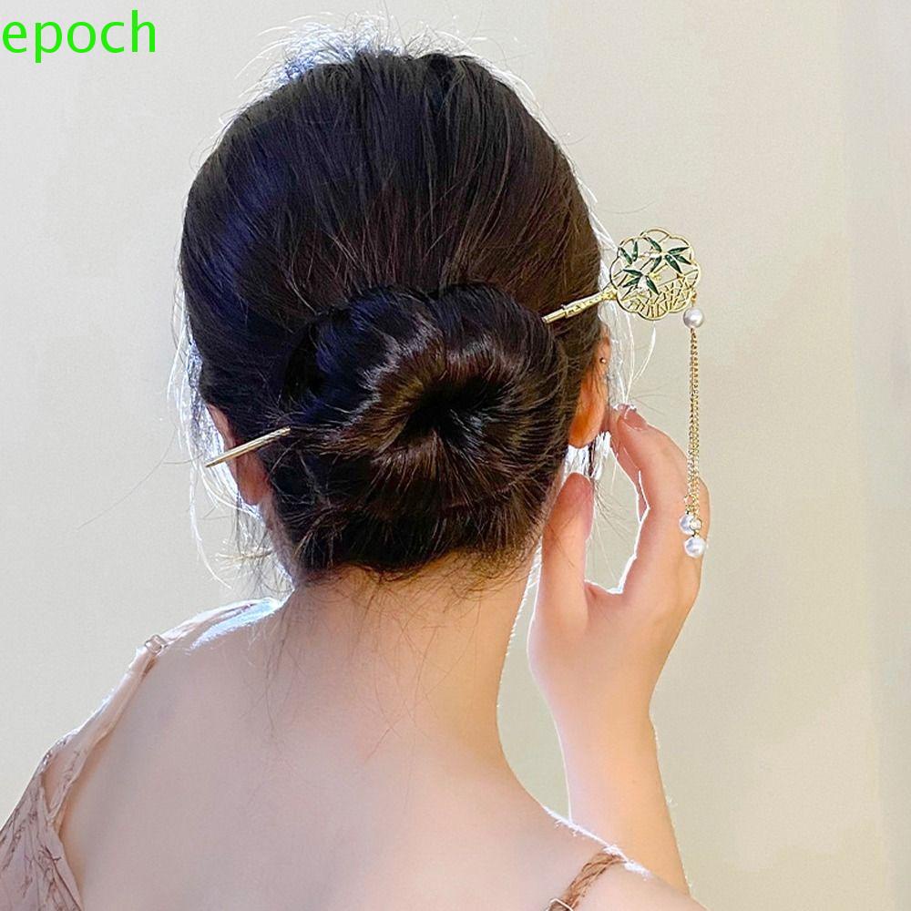 Epoch Trâm Cài Tóc Tua Rua Hình Hoa Lá Phong Cách Cổ Điển Thanh Lịch Dành Cho Hán Phục