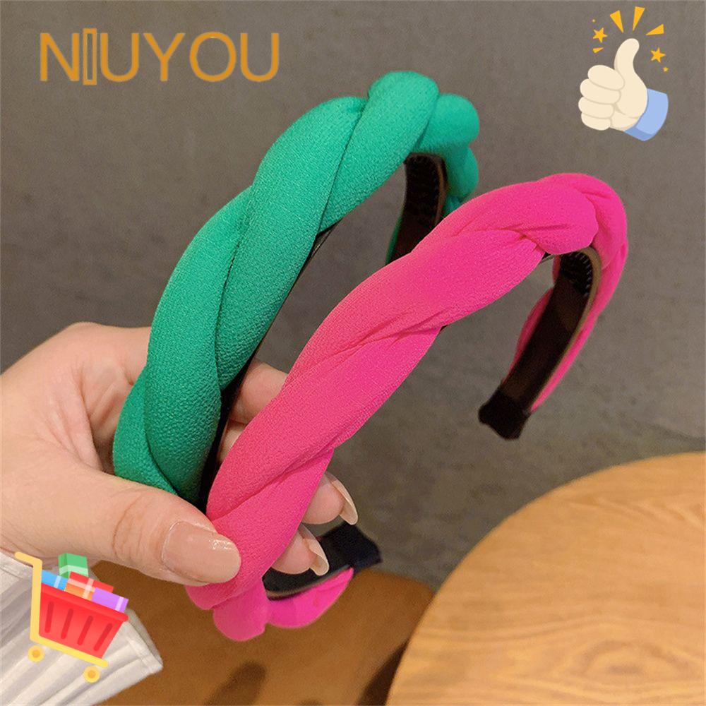 Băng Đô Cài Tóc Bằng Xốp Xoắn Thời Trang Thanh Lịch Cho Nữ