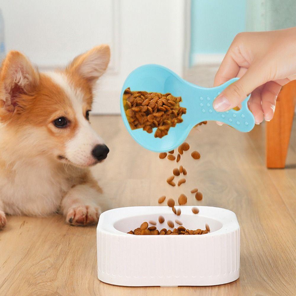 Muỗng Nhựa Đong Thức Ăn Cho Thú Cưng Màu Sắc Ngẫu Nhiên