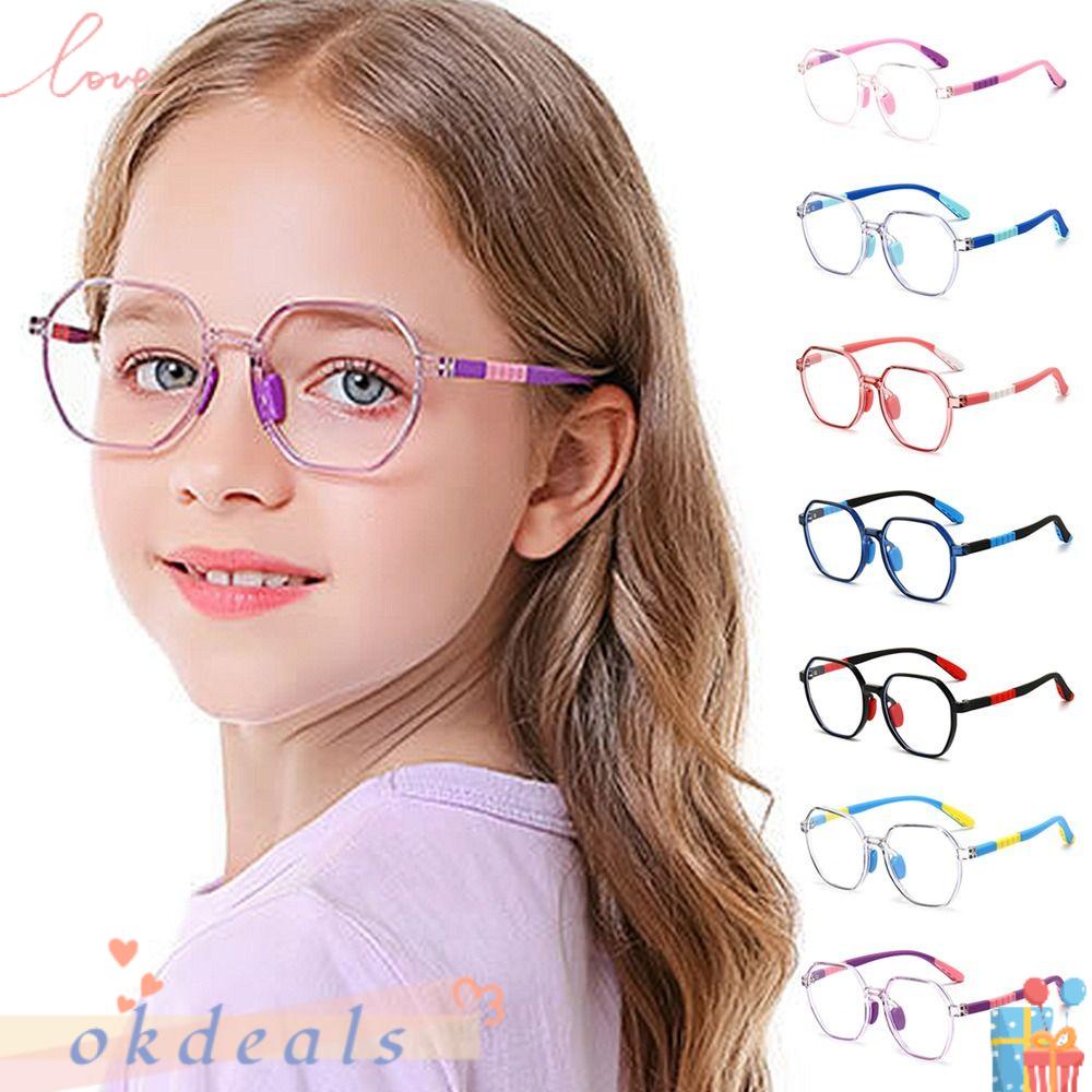 Kính TR90 Gọng Siêu Nhẹ Bảo Vệ Mắt Thời Trang Cho Bé Trai Và Gái