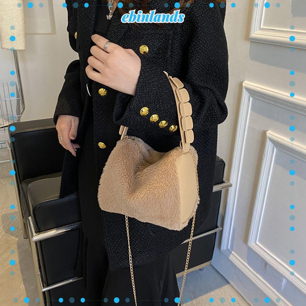Túi Đeo Chéo Bằng Lông Nhung Mềm Mại Cho Nữ