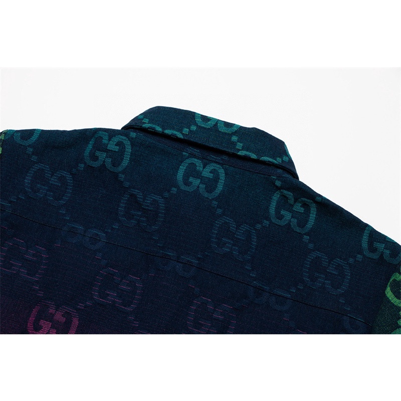 Áo Sơ Mi Denim Họa Tiết Cầu Vồng Chống Lão Hóa Đa Năng G88U-2023