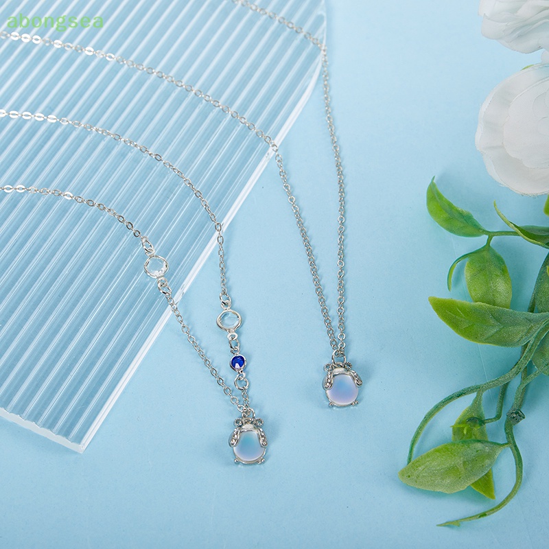 Abongsea Vòng cổ Hợp Kim Màu Bạc Phong Cách Vintage Hàn Quốc Cho Nữ