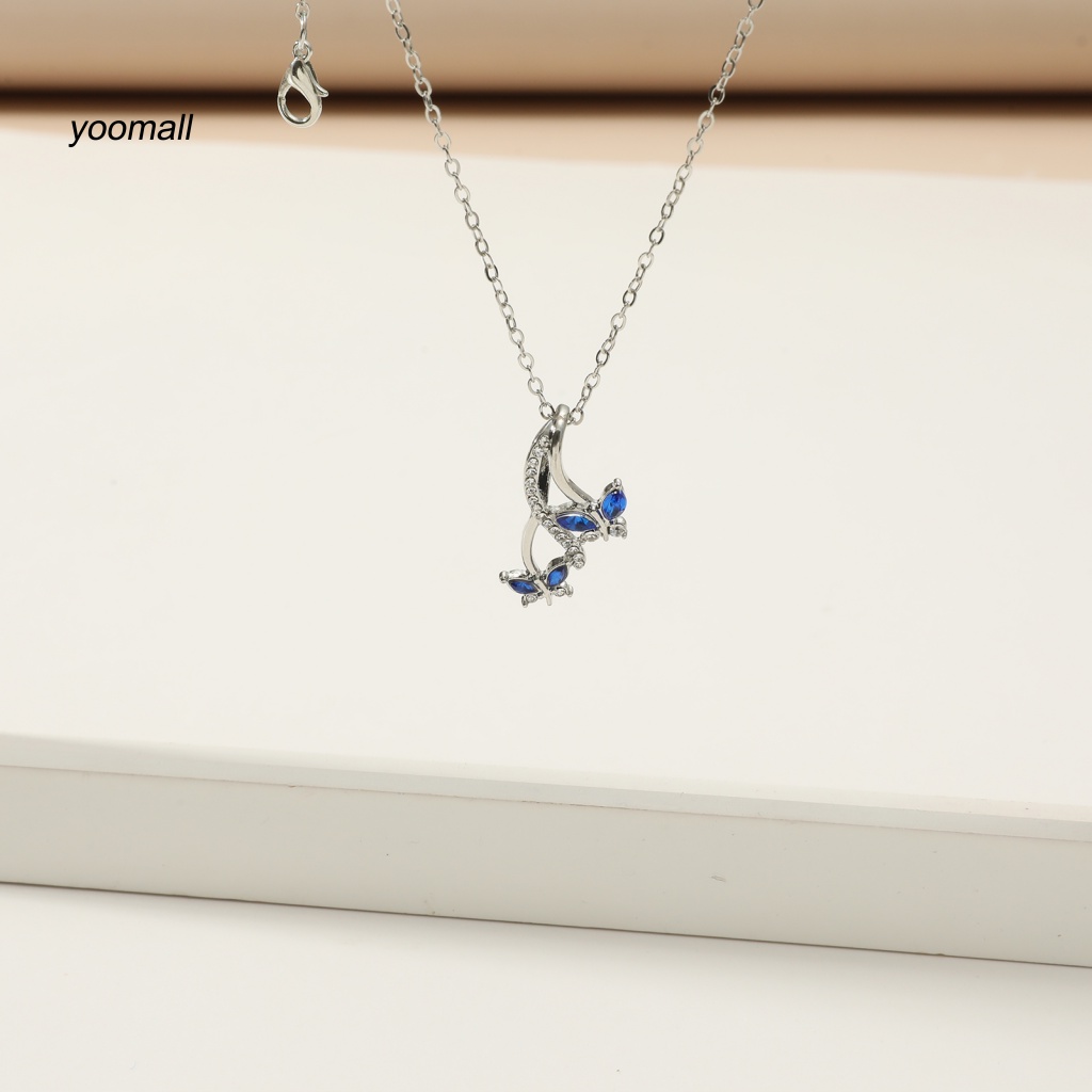 Vòng cổ Mặt Bướm Đính Đá Thời Trang