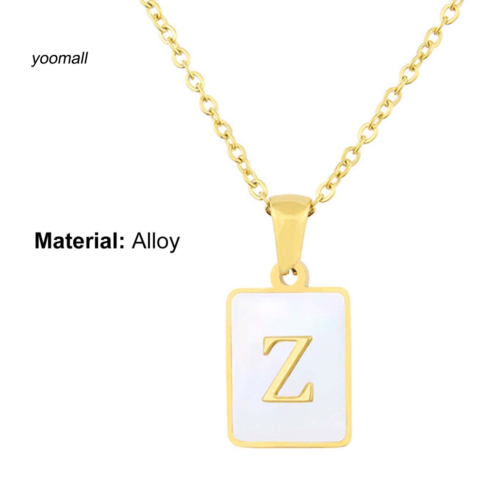 Vòng cổ Mạ Điện Chống Mòn Mặt Hình Học / Chữ Thời Trang Cho Nam Và Nữ