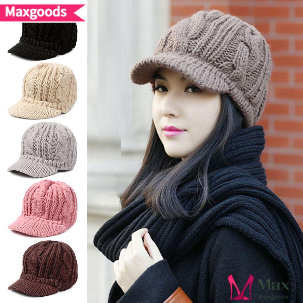 Mũ Nồi Dệt Kim Giữ Ấm Thời Trang Cho Nữ