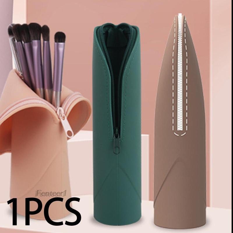 [Fenteer1] Túi Đựng Cọ Trang Điểm Mềm Mại Nhỏ Gọn Thích Hợp Làm Quà Tặng Hằng Ngày Cho Bạn