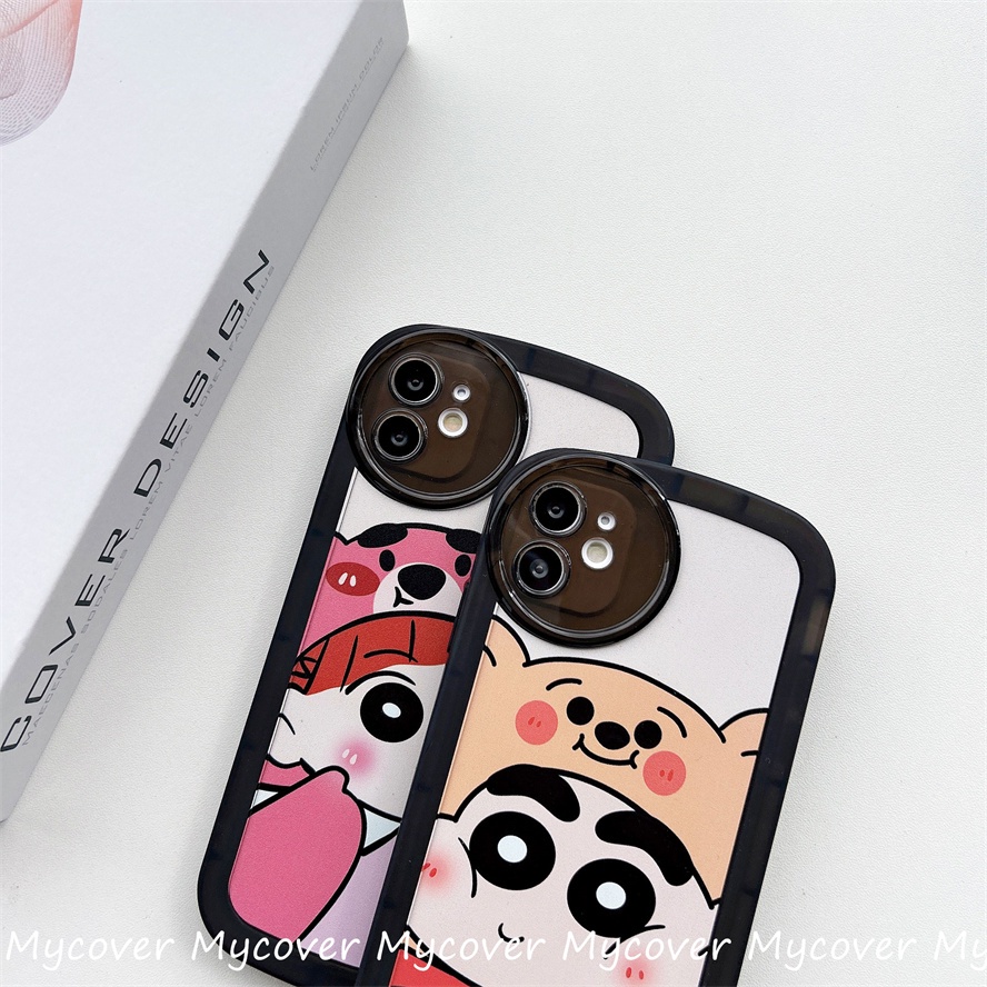 Ốp Điện Thoại Silicon Mềm Họa Tiết Cậu Bé Bút Chì Cho iPhone 11 13 12 14 Pro Max X XR Xs Max 6 7 8 Plus