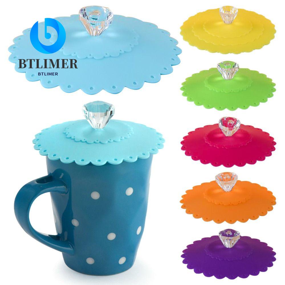 Bộ 2 Nắp Đậy Cốc Chống Bụi Có Tay Cầm Lồi Bảo Vệ An Toàn