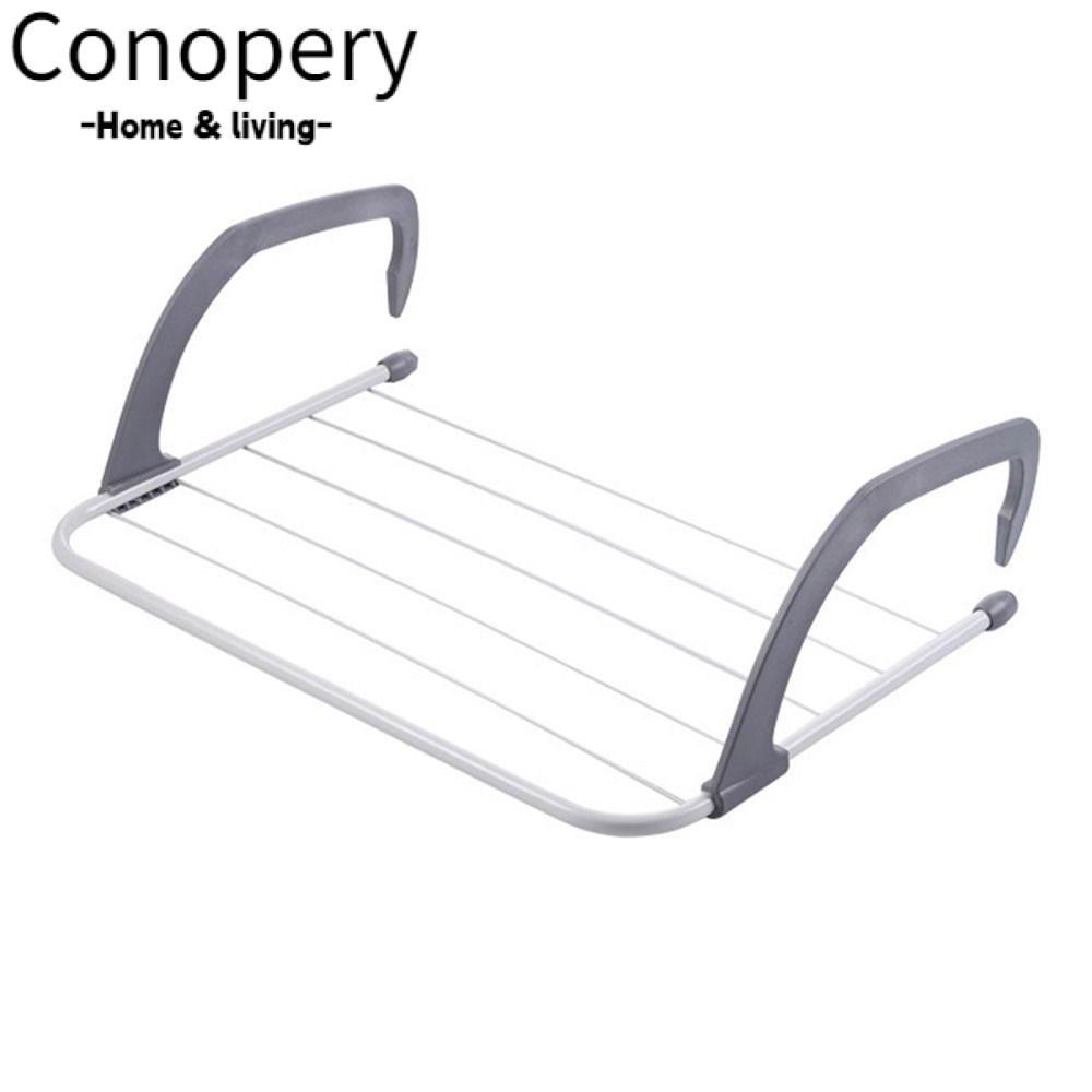 CONOPERY Thanh Treo Quần Áo Gắn Tường Có Thể Gấp Gọn Tiện Dụng Cho Gia Đình