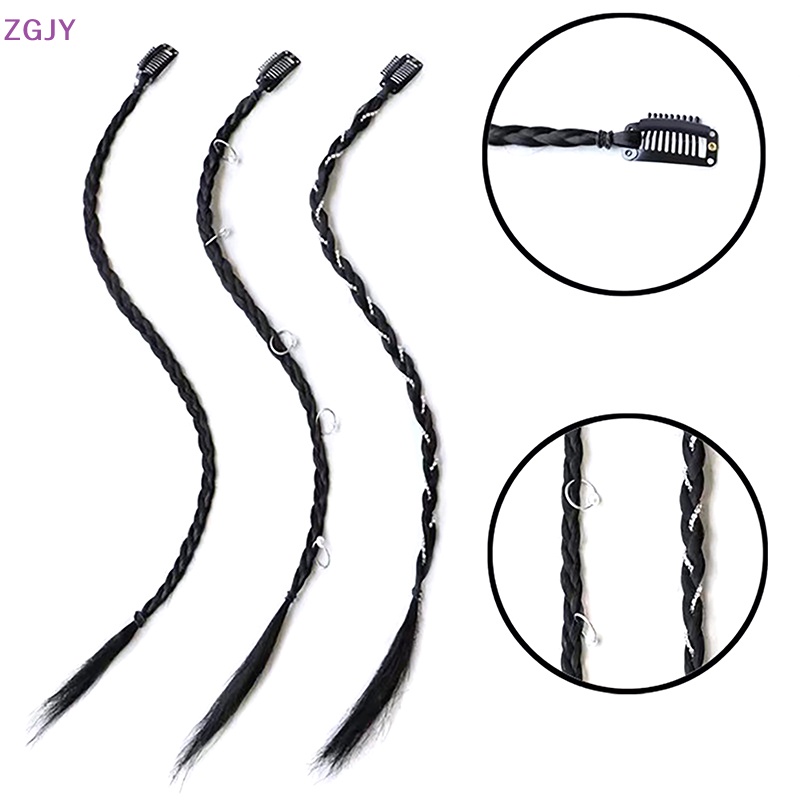 Zgjy Y2K Tóc Giả Thắt Bím Thời Trang Cá Tính Không Để Lại Dấu Vết Dành Cho Nữ Mới