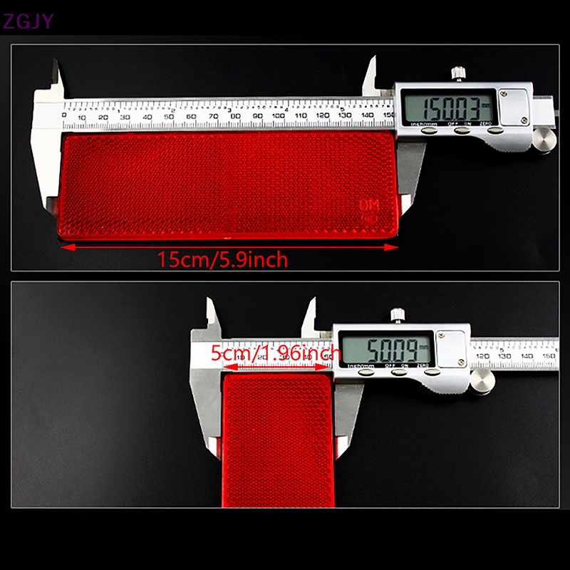 Bộ 4 Miếng Dán Cảnh Báo Phản Quang An Toàn Cho Xe Hơi / Xe Máy Mới