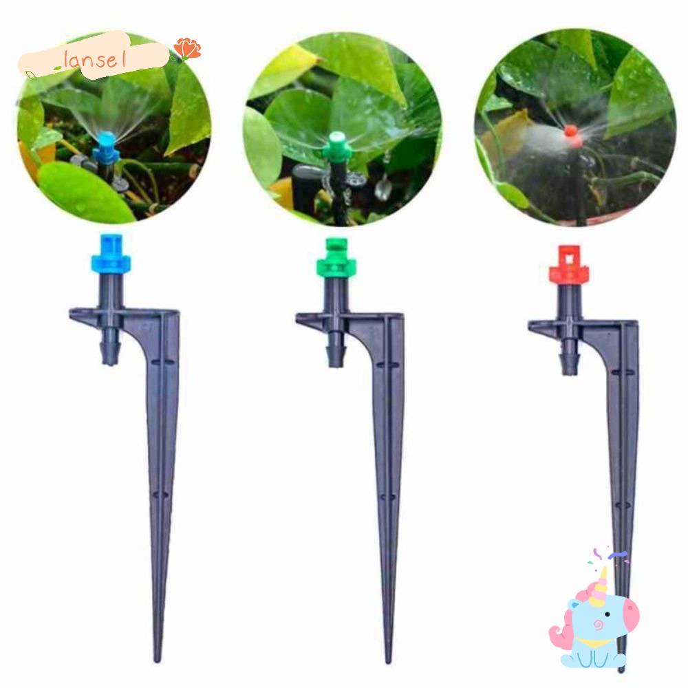 LANSEL Set 20 Vòi Phun Nước 90 Độ Bằng Nhựa Màu Đỏ / Xanh Lá Cho Sân Vườn