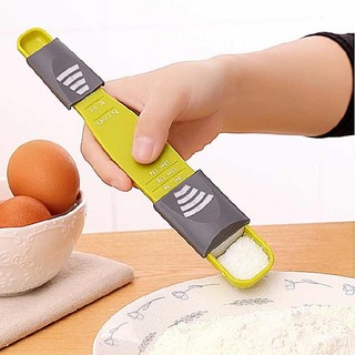 New 1pc Sliding Adjustable Multi Purpose Measuring Spoon Tool For Solid Liquid