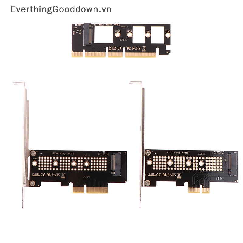 Bộ Chuyển Đổi Thẻ Nhớ SSD 1Set M.2 NVMe Sang PCIE 3.0 X16 / X8 / X4 / X1 Chuyên Dụng