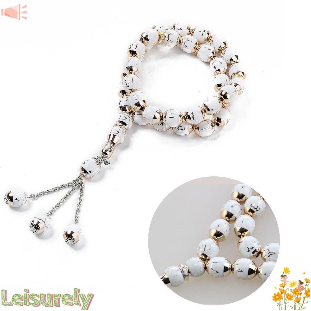 LEILY Vòng Tay Chuỗi Hạt Phong Cách Hồi Giáo Độc Đáo