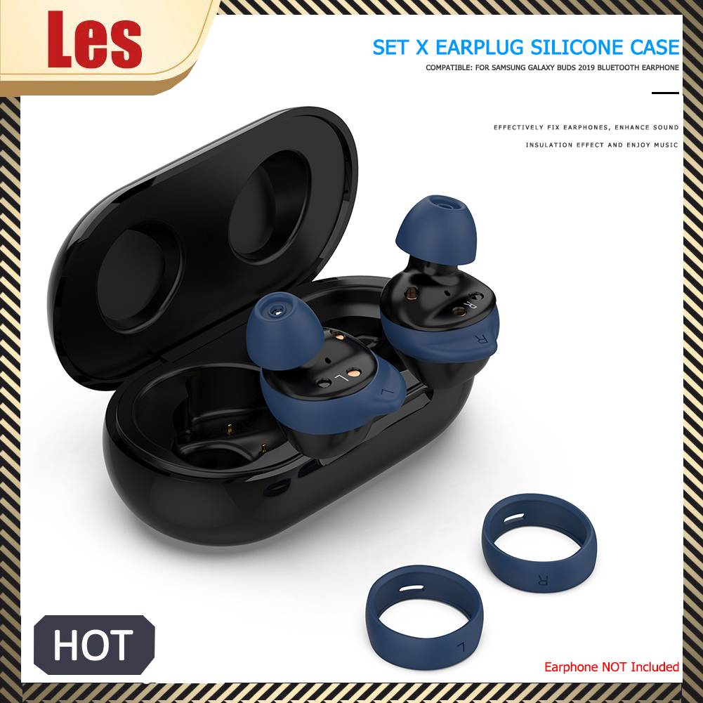 Vỏ Bọc Bảo Vệ Hộp Sạc Tai Nghe Samsung Galaxy Buds 2019 Bằng Chất Liệu Silicone