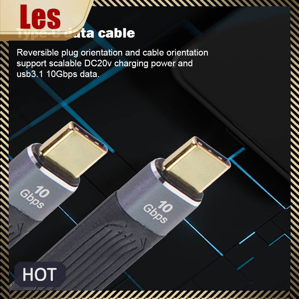 Dây Cáp Chuyển Đổi Dữ Liệu Loại C Đầu Đực Sang Đầu Đực 3.1 Gen2 10G