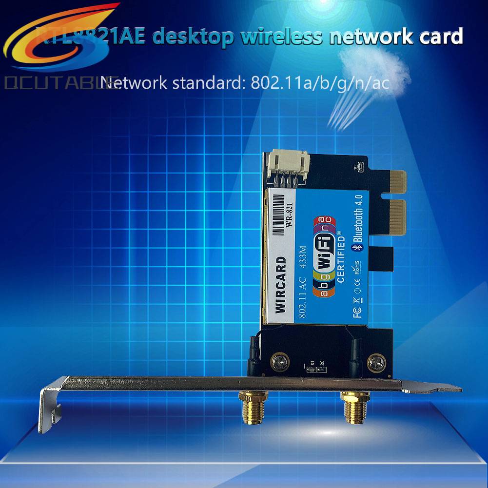 Thẻ WiFi Băng Tần Kép 433Mbps 802.11ac Cho PC