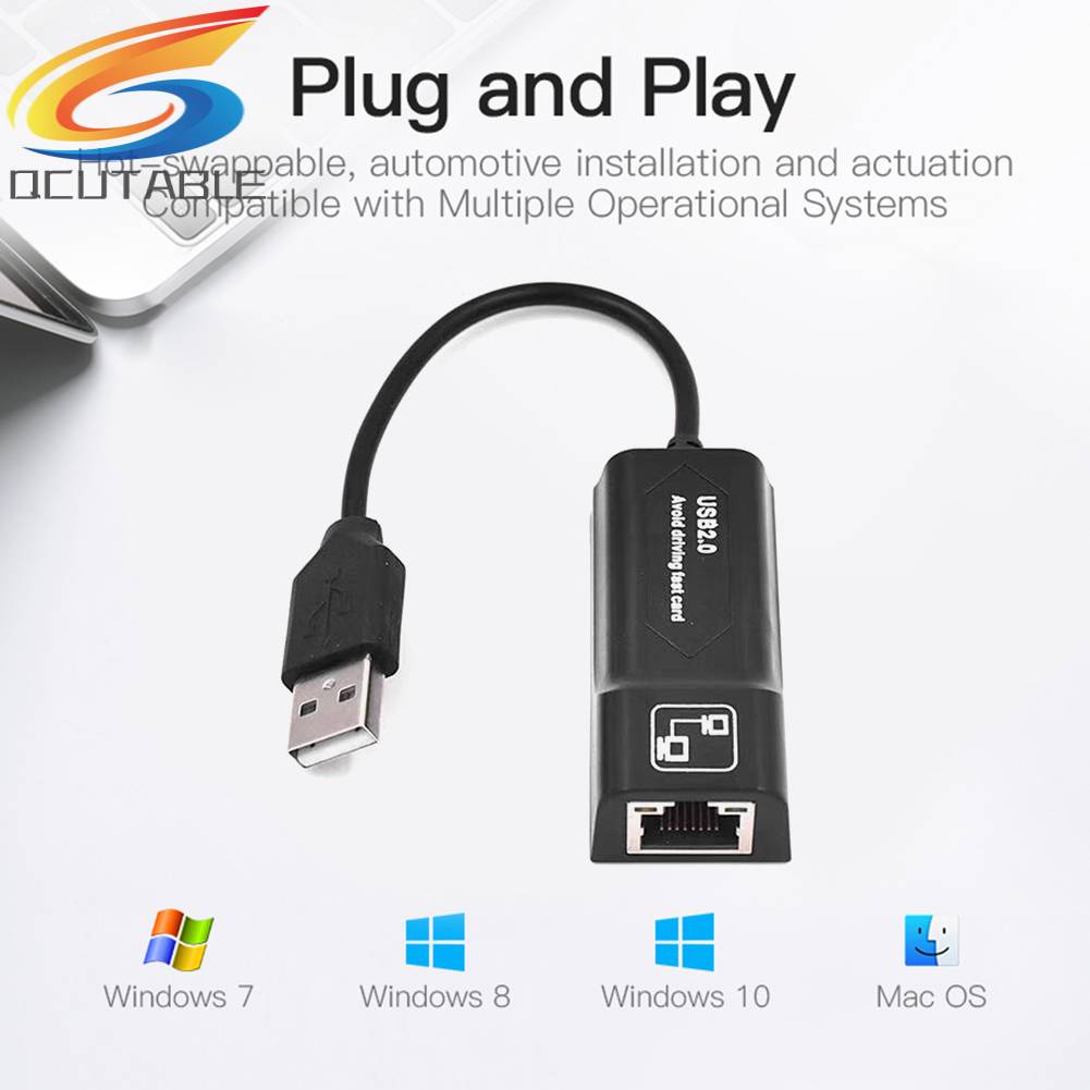 Đầu Nối Dài Dây Mạng Cổng USB 2.0 Sang RJ45
