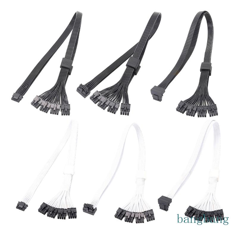 Dây Cáp Nguồn 8PIN x4 Giao Diện 8PIN Sang GPU PCIE5 0 12VHPWR 16PIN 12 + 4