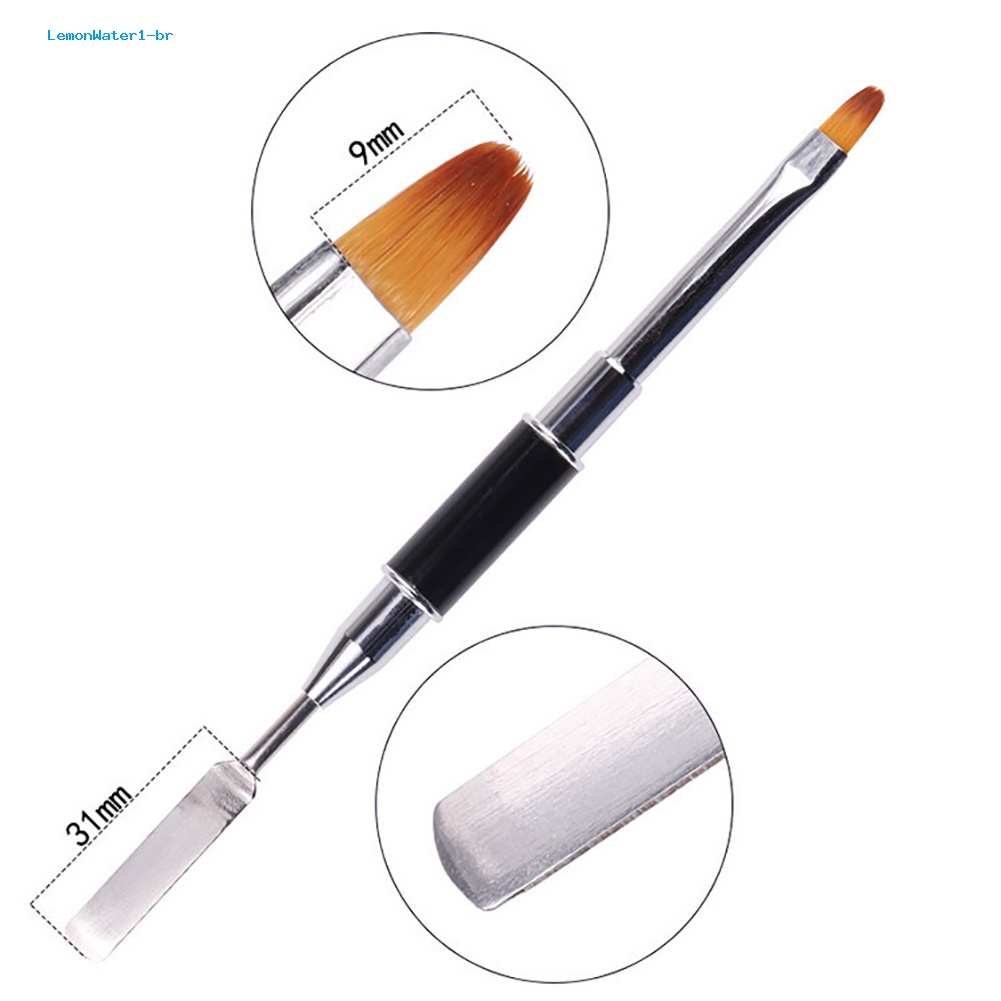 Cọ Vẽ Móng Hai Đầu Sợi Nylon Chanh 1.br