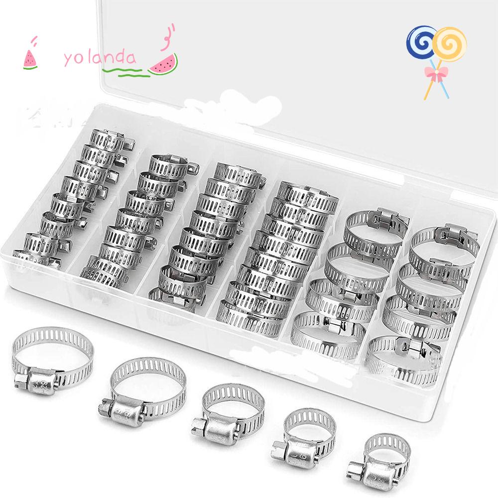YOLA Bộ 40 Kẹp Ống Dẫn Nước Bằng Kim Loại Có Thể Điều Chỉnh