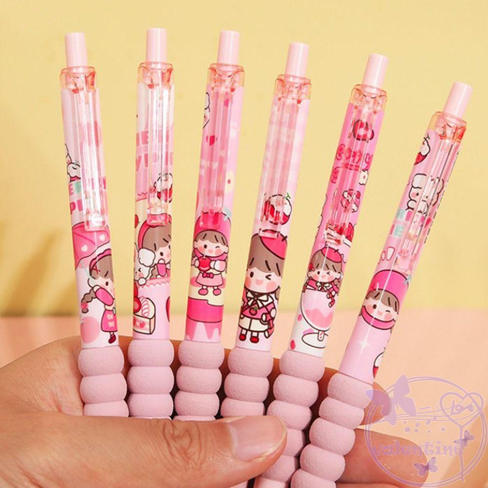 AVALENTINE Bút Chì Cơ Tự Động Kèm Gôm Tẩy Họa Tiết Hoạt Hình Dễ Thương Dành Cho Trẻ Em