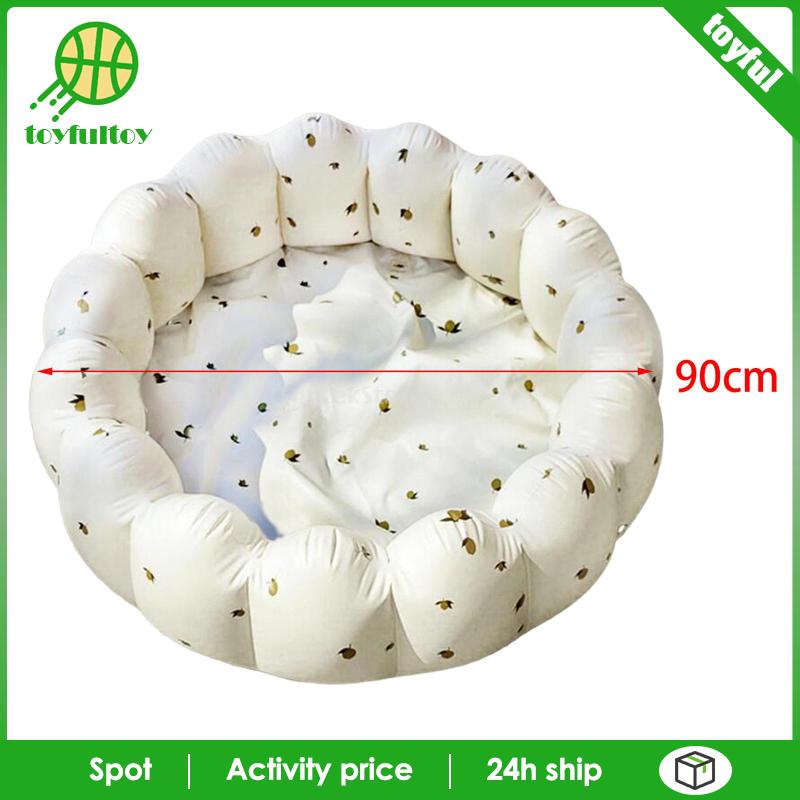 Hồ Bơi Bơm Hơi Mềm Mại Hình Cánh Hoa Cho Bé