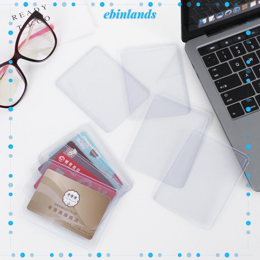 EBINLANDS Set 25 Bao Đựng Thẻ Trong Suốt Tiện Dụng