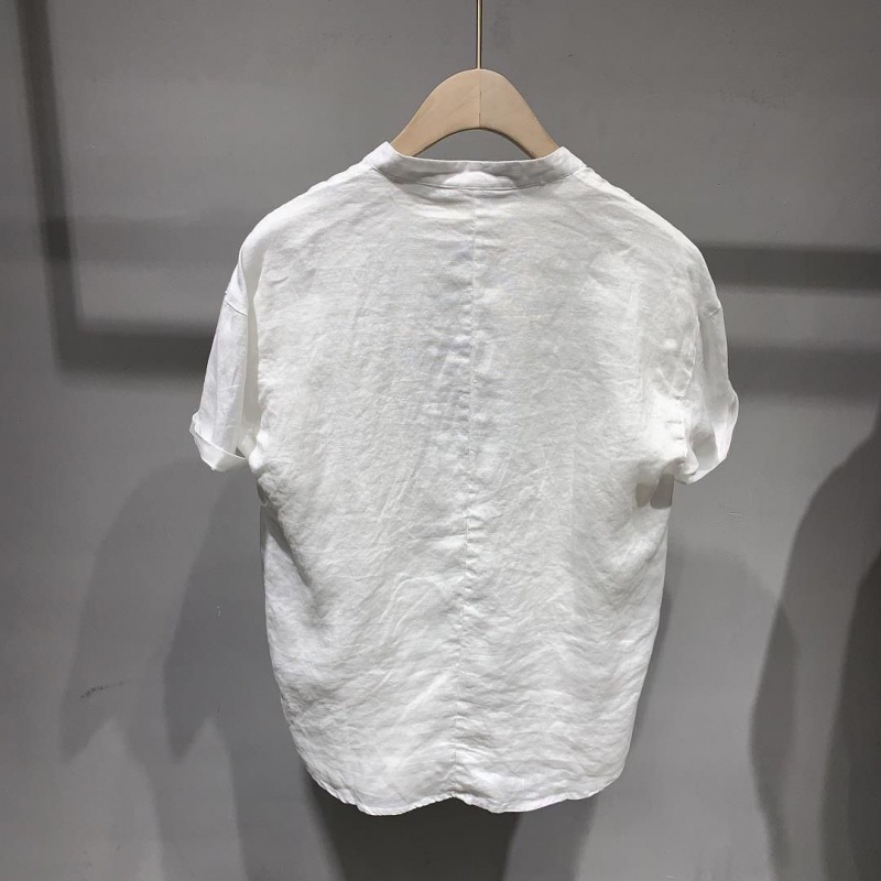 Áo Sơ Mi Tay Ngắn Dáng Rộng Thoáng Khí Thời Trang Mùa Hè Cho Nam