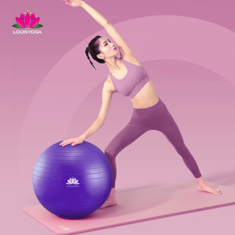 Bóng tập thể hình loại lớn 65cm  - Bóng tập yoga van chống nổ