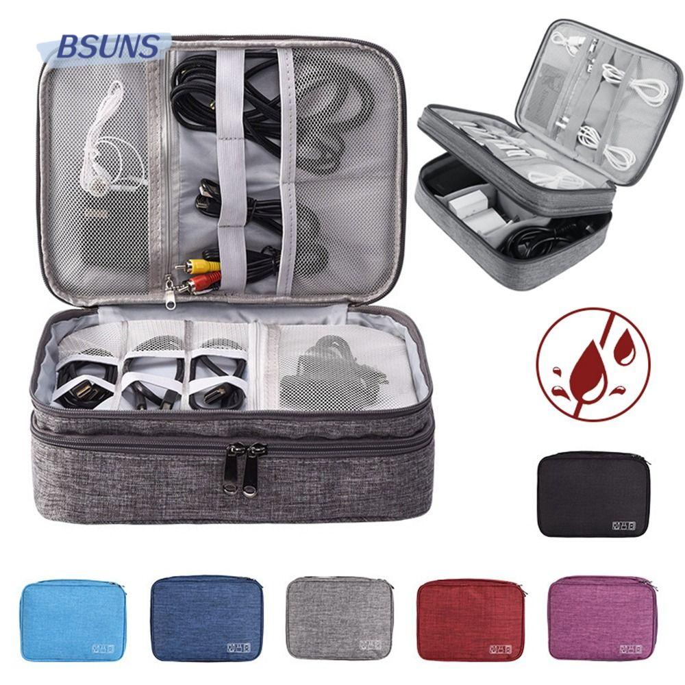 BSUNS Túi Đựng Tai Nghe / Dây Cáp Chống Thấm Nước Tiện Dụng Mang Theo Du Lịch