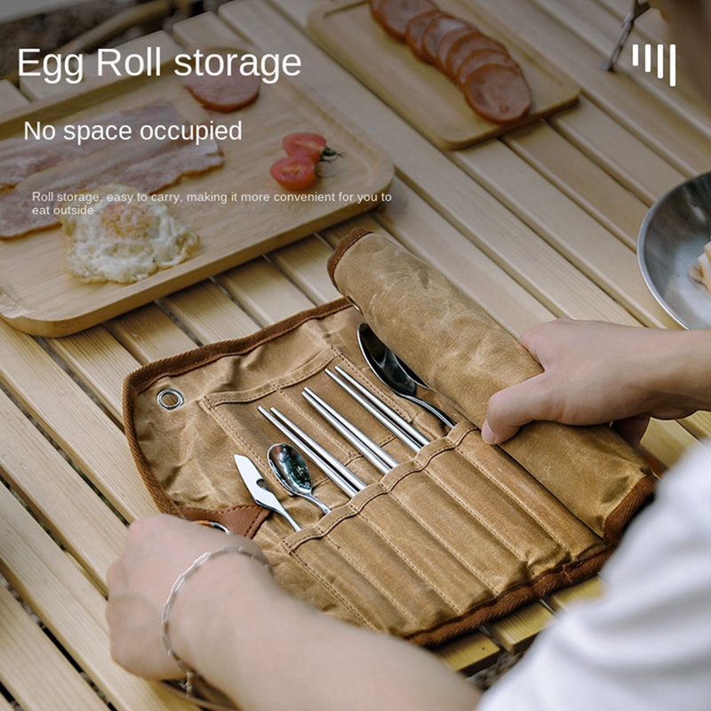 Túi Đựng Dụng Cụ Ăn Uống Ngoài Trời Tiện Dụng