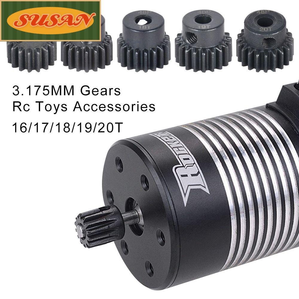 SUSANS Bộ 2 Bánh Răng Kim Loại Màu Đen 3.175MM Chất Lượng Cao