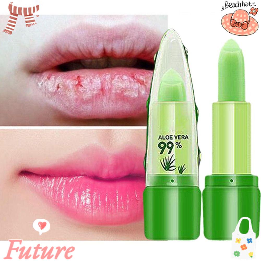 Son Dưỡng Môi Chiết Xuất Lô Hội Thay Đổi Màu Sắc Theo Nhiệt Độ Chống Thấm Nước