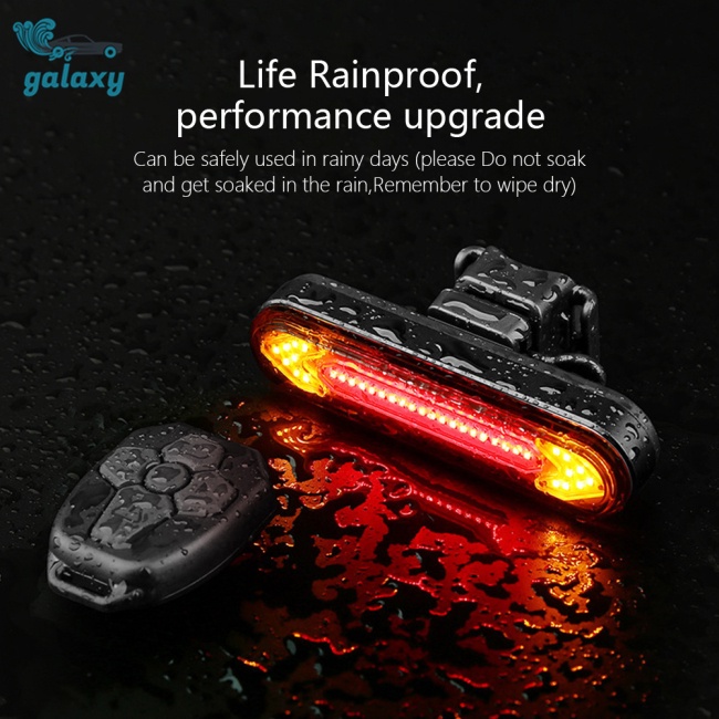 Galaxy Đèn Led Tín Hiệu Gắn Đuôi Xe Đạp Leo Núi Kèm Điều Khiển Từ Xa