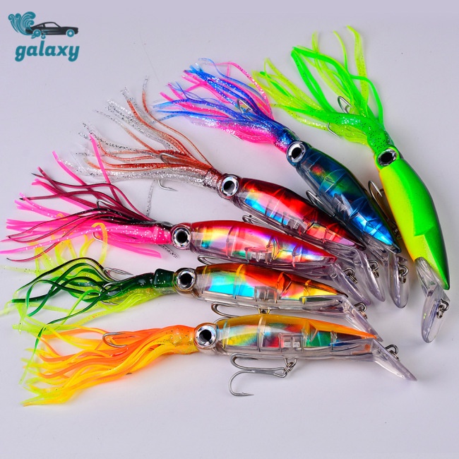 Galaxy Mồi Giả Nhử Cá Hình Bạch Tuộc 14cm / 40g Bằng Nhựa Cứng